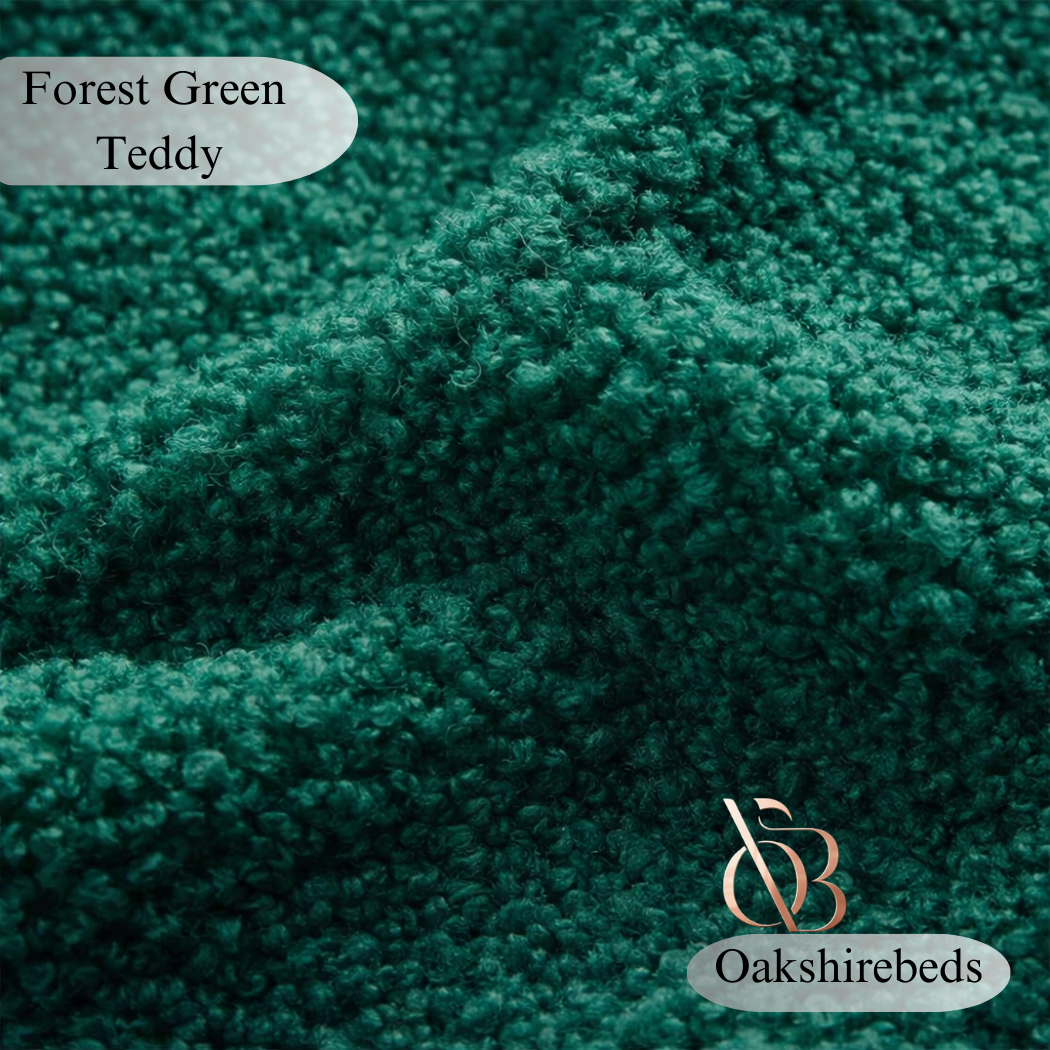 Boucle Teddy Fabric Samples UK | Luxury Upholstery Swatches | OakshireBeds