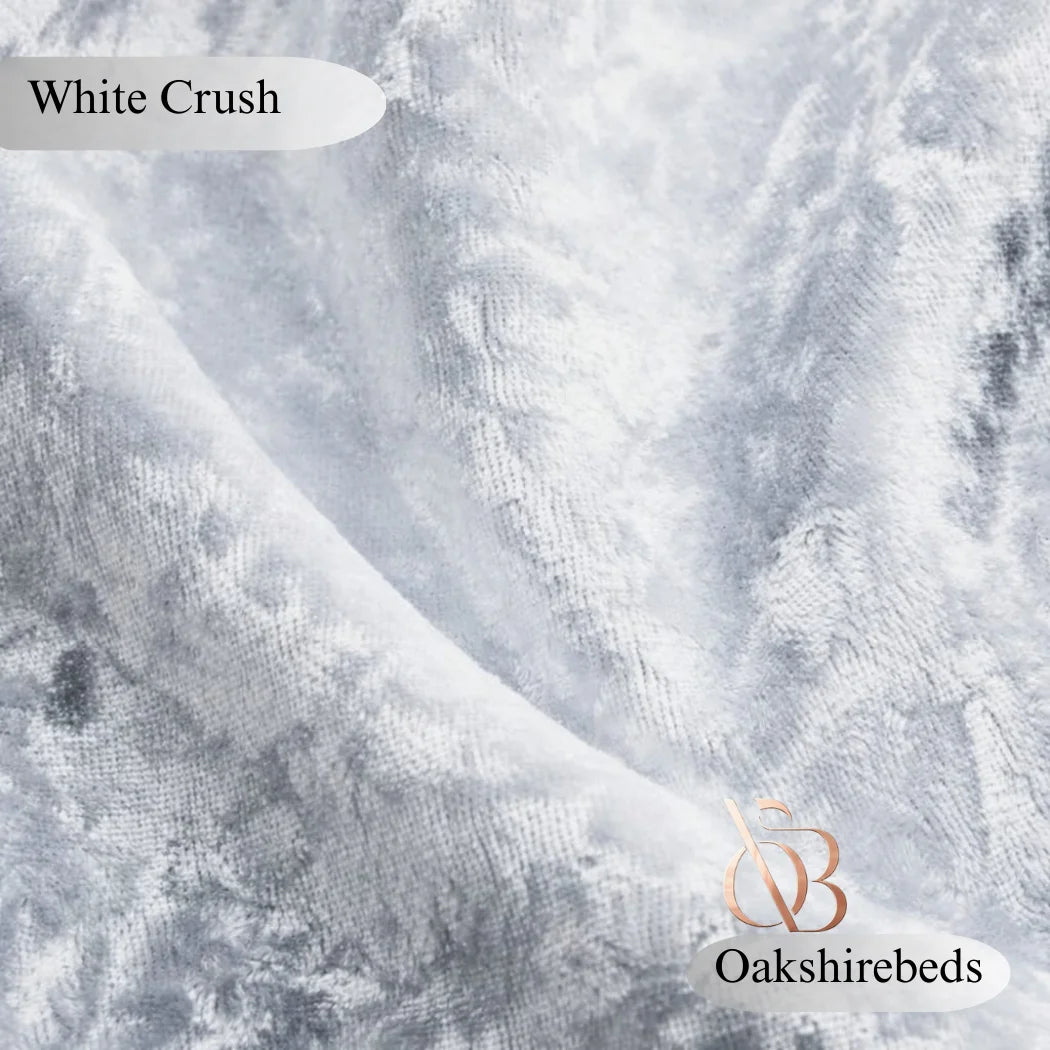 Crushed Velvet Fabric Samples UK | Luxury Upholstery Swatches | OakshireBeds