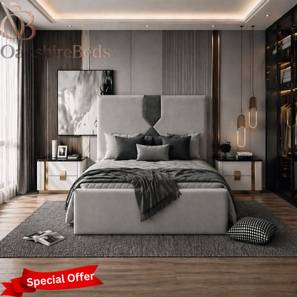 Ailbhe Verte Bed UK | Luxury Upholstered Storage Bed | OakshireBeds