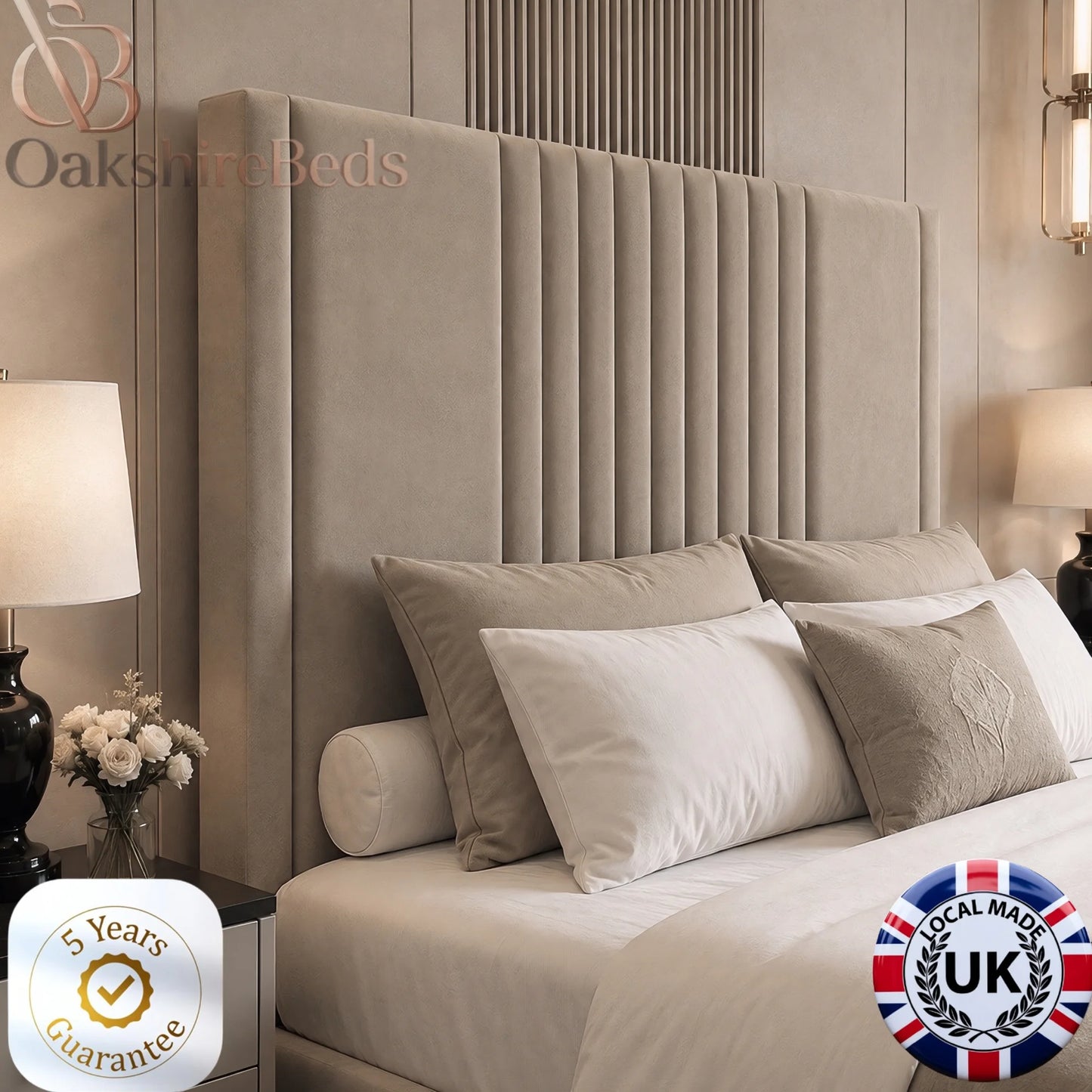 Alba TV Bed – Upholstered TV Bed with Lift Mechanism UK