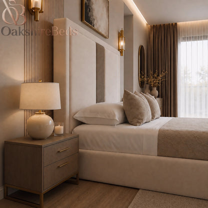 Ascot TV Luxury Upholstered Bed with TV Lift