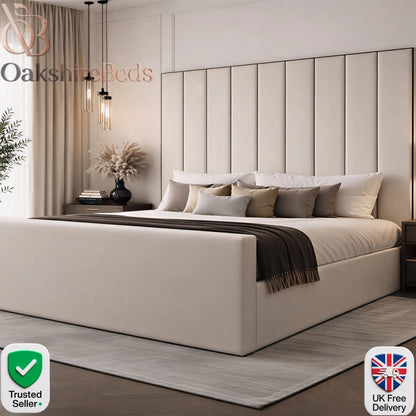 Belrose Bed – Luxury Upholstered Ottoman Storage Bed Frame | OakshireBeds UK