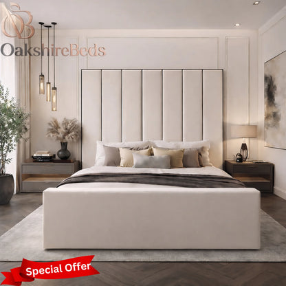 Belrose Bed – Luxury Upholstered Ottoman Storage Bed Frame | OakshireBeds UK