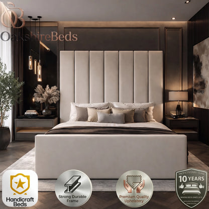 Belrose Bed – Luxury Upholstered Ottoman Storage Bed Frame | OakshireBeds UK