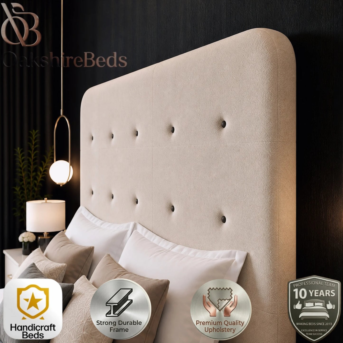 Bexley Bed UK | Luxury Upholstered Storage Bed | OakshireBeds
