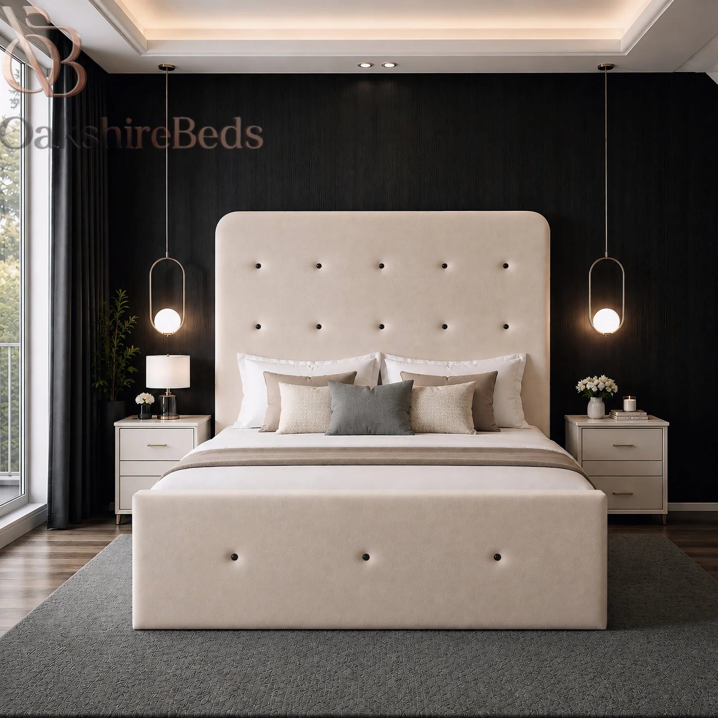 Bexley Bed UK | Luxury Upholstered Storage Bed | OakshireBeds