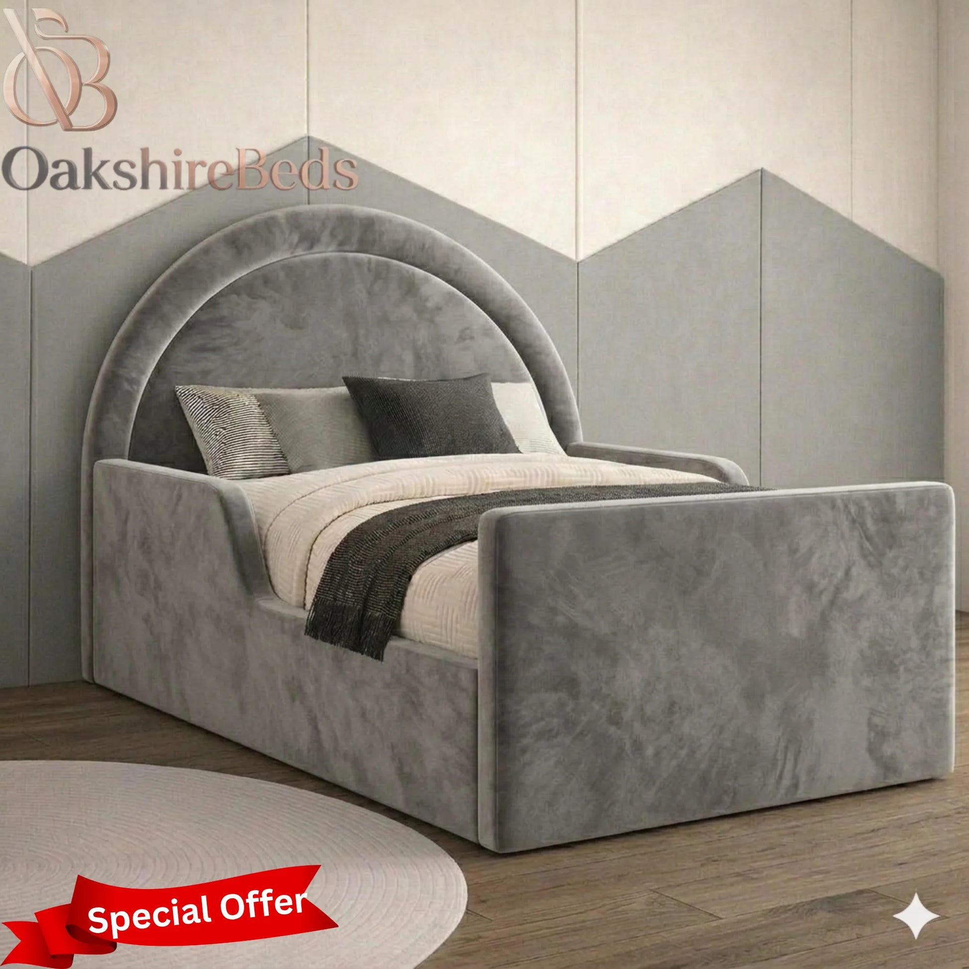 Bluey Kids Bed UK grey variation image.webp