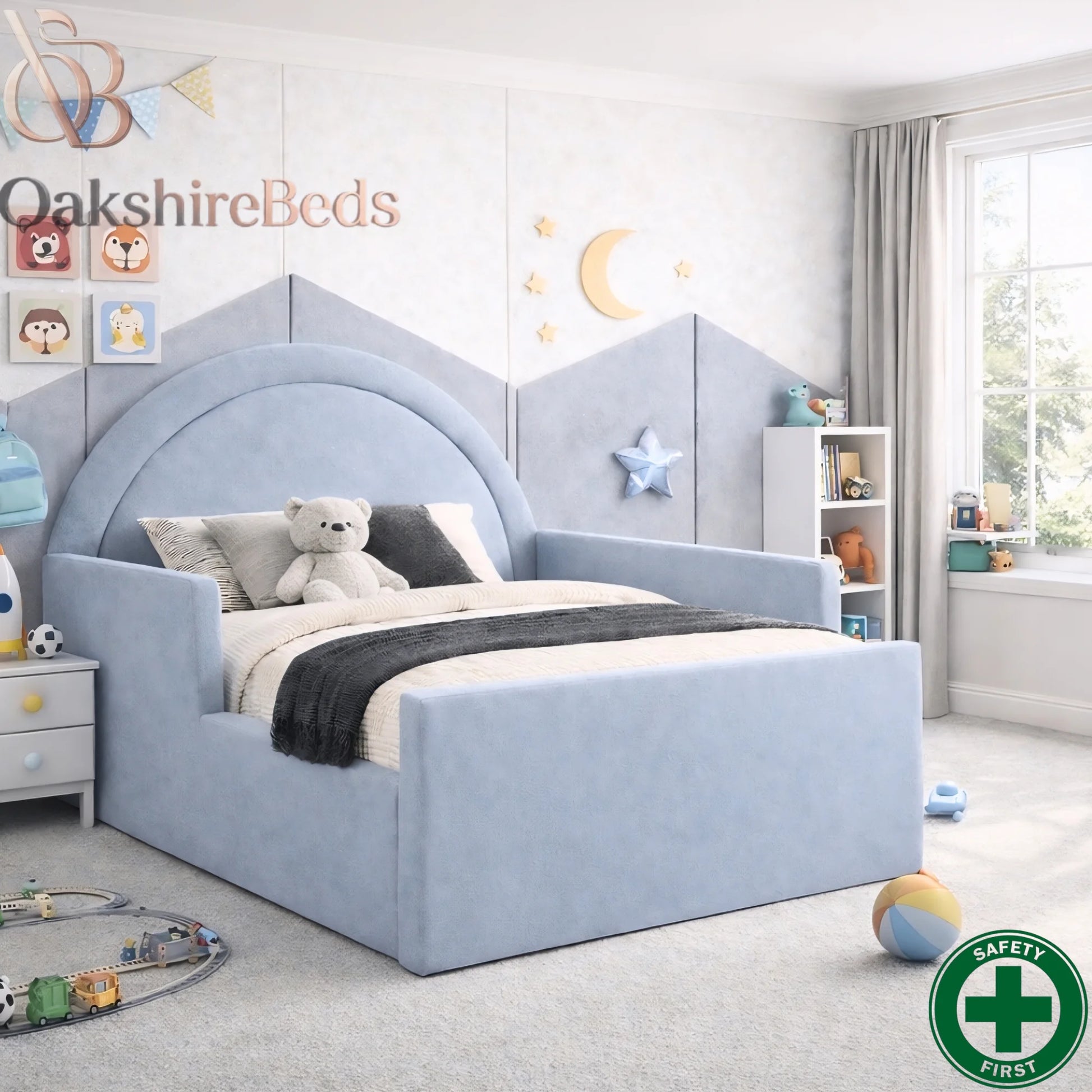Bluey Kids Bed UK blue variation .webp