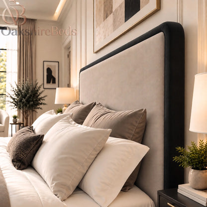 Cavelle Curve TV Bed | Luxury Dual Design Curved Edge TV Bed UK