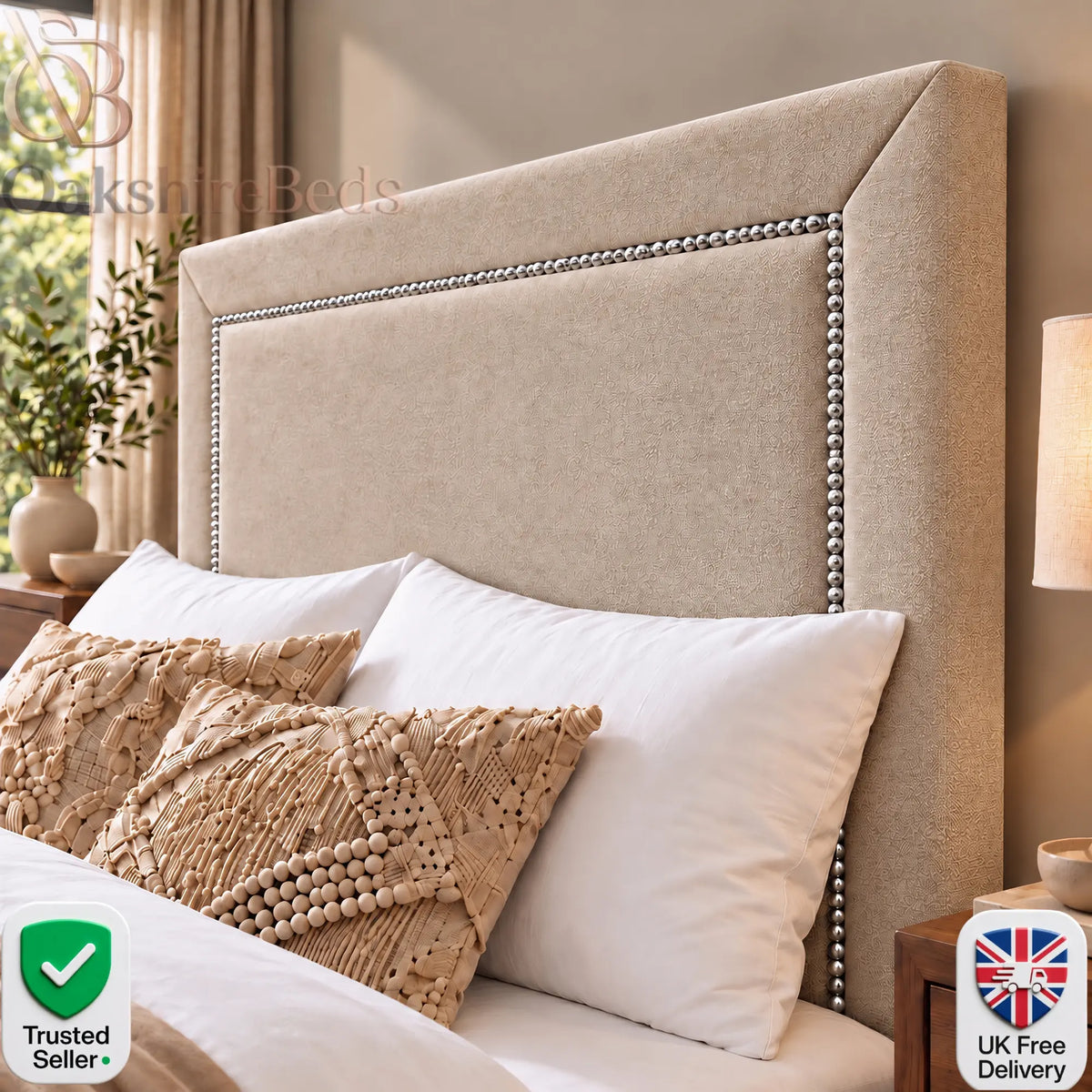 Clifton Floor-Standing Headboard | OakshireBeds