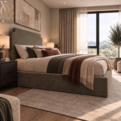 Cole Bed | Luxury Upholstered Ottoman Storage Bed UK | OakshireBeds