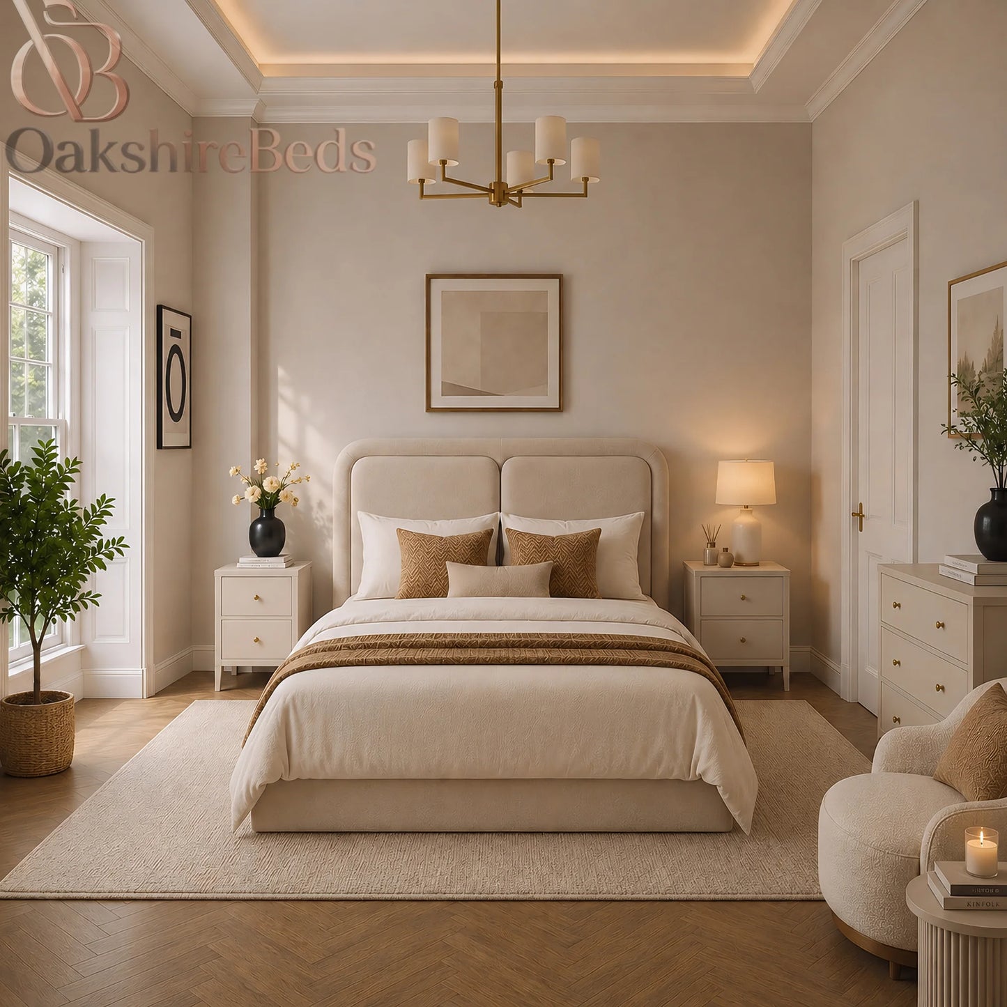 Cove Bed UK | Luxury Upholstered Ottoman Storage Bed | OakshireBeds