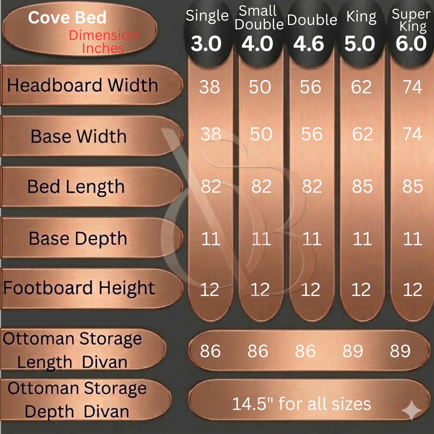 Cove Bed UK | Luxury Upholstered Ottoman Storage Bed | OakshireBeds