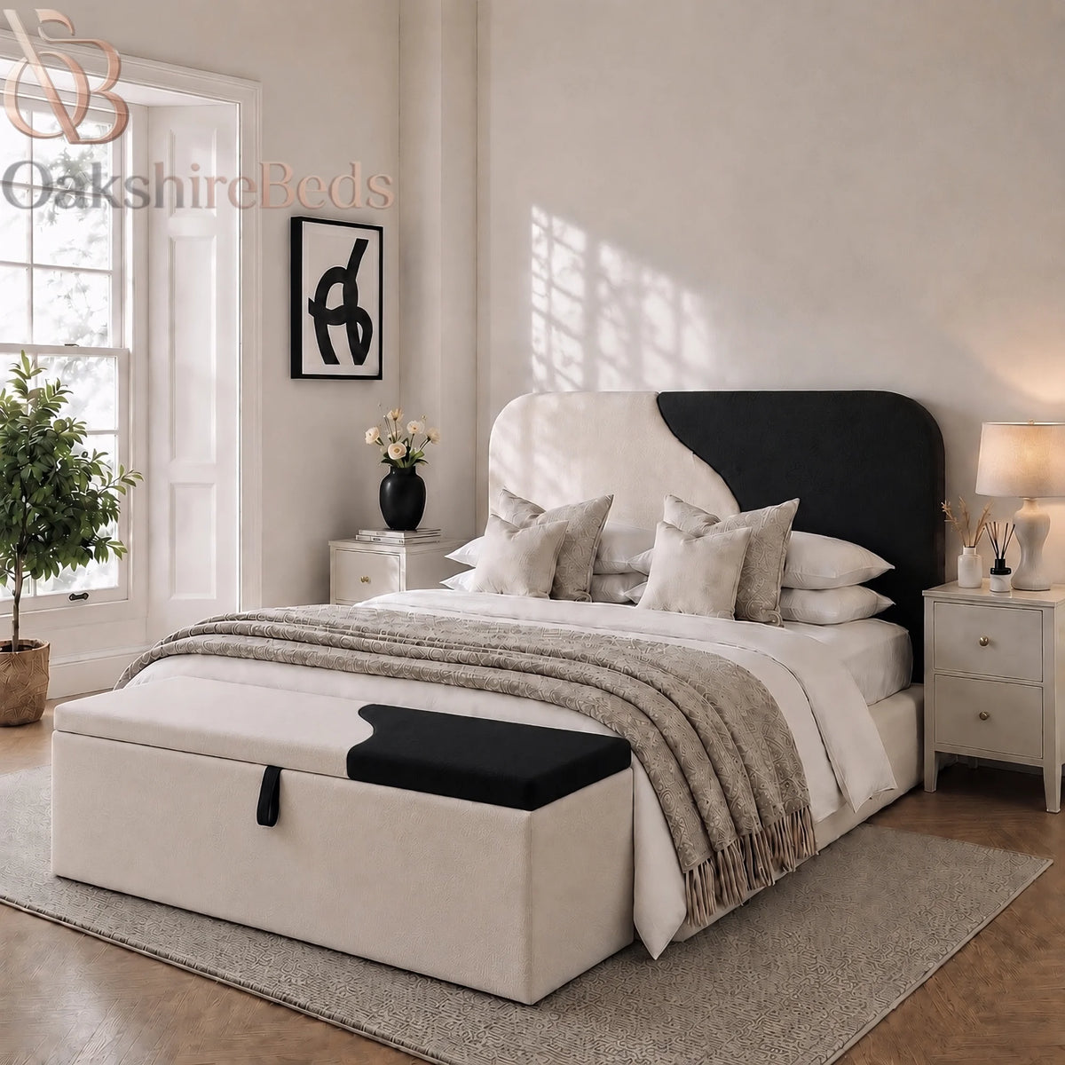 D’Dove Bed | Luxury Dual Design Upholstered Ottoman Bed UK