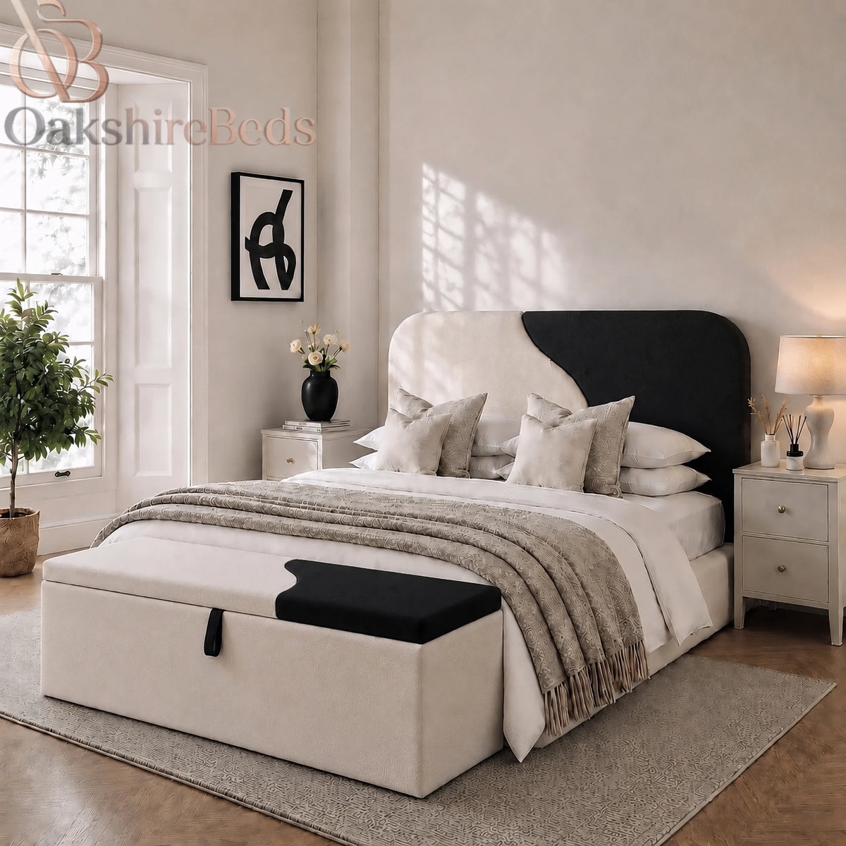 D’Dove Bed | Luxury Dual Design Upholstered Ottoman Bed UK
