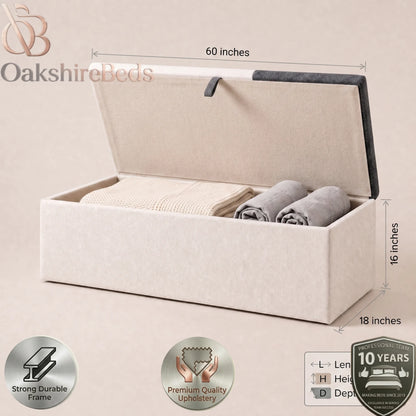 D'Dove upholstered blanket box dimensions and measurements