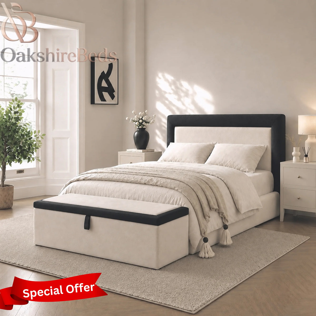 Daylan Blanket Box – Contemporary Upholstered Bedroom Storage
