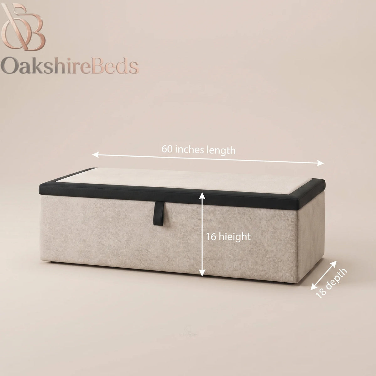 Daylan Blanket Box – Contemporary Upholstered Bedroom Storage