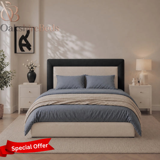 Daylan Bumper Luxury Dual Design Upholstered Storage Bed UK