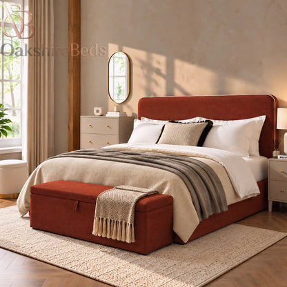 Diamo Piping Floor-Standing Headboard | OakshireBeds