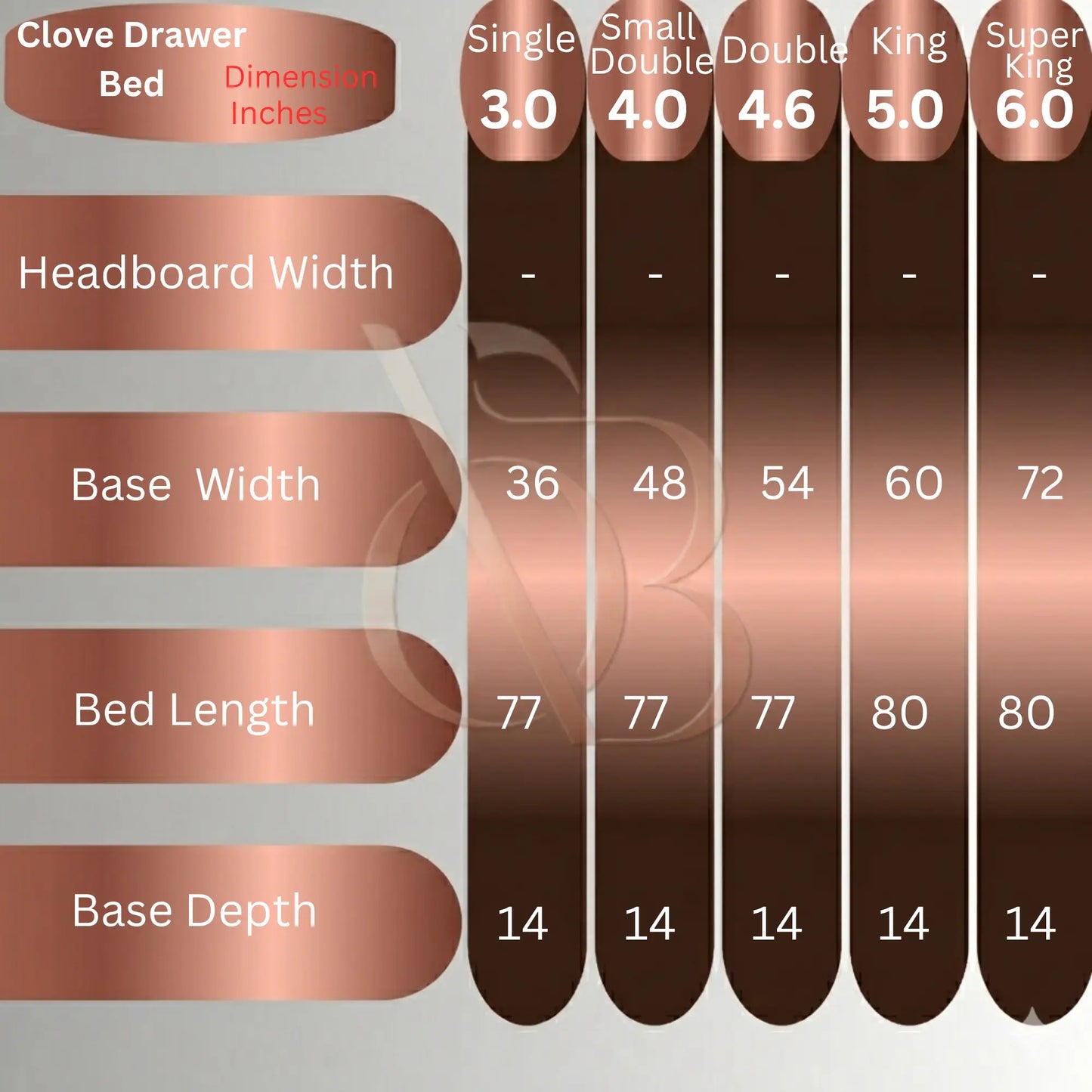 Drawer Divan Storage Bed UK | Clove Base Drawer Storage