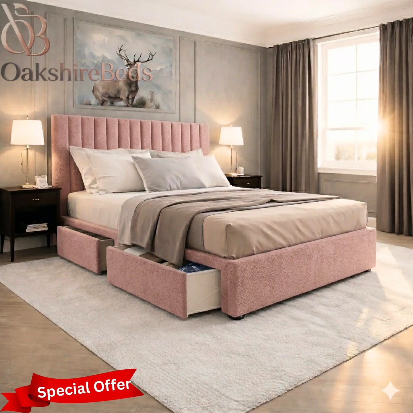 Drawer Storage Bed UK | Duke Bed by OakshireBeds