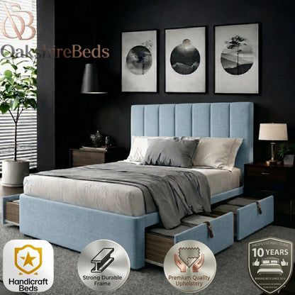 Drawer Storage Bed UK | Luna Bed by OakshireBeds