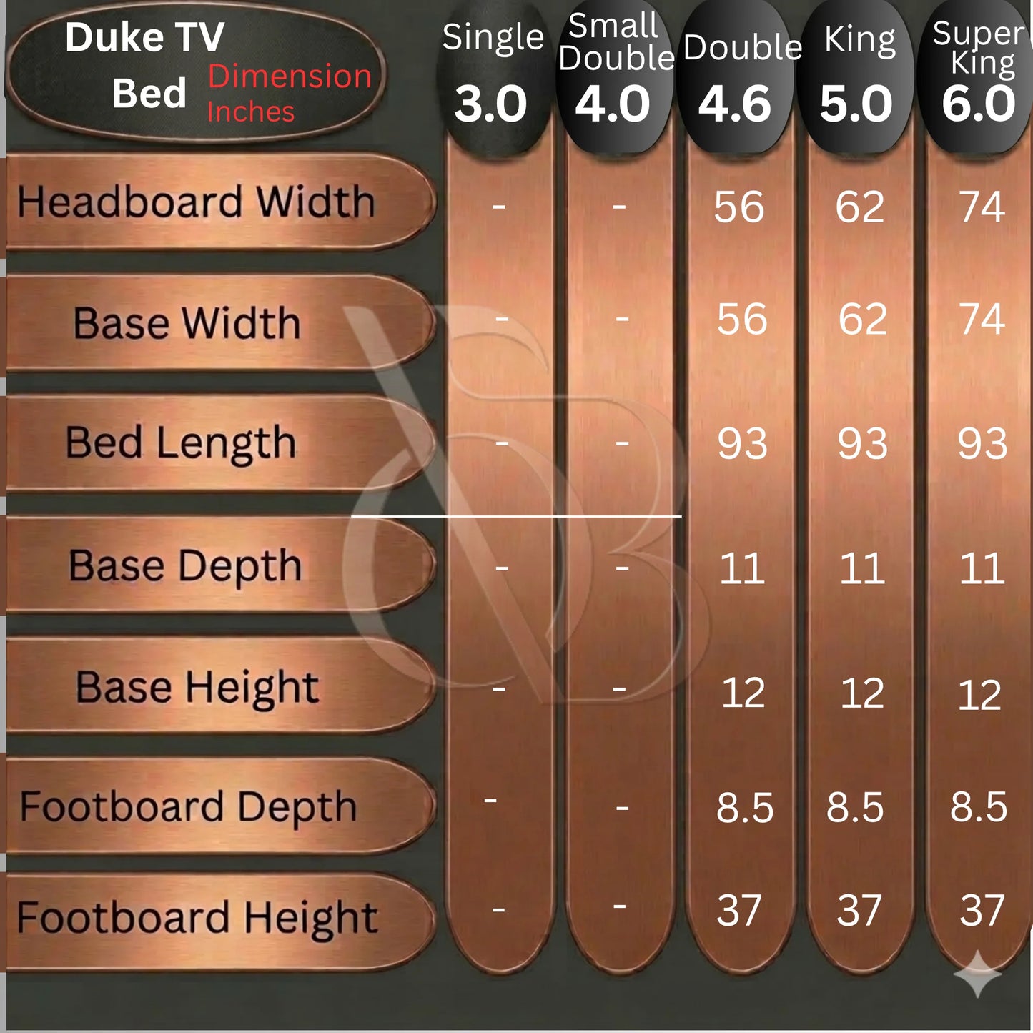 Duske TV Bed UK | Luxury Dual Design Upholstered TV Bed Frame | OakshireBeds