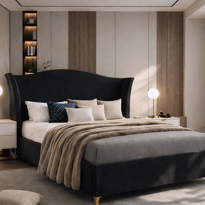 Dune Wing Bed UK | Wingback Ottoman Storage Bed | OakshireBeds
