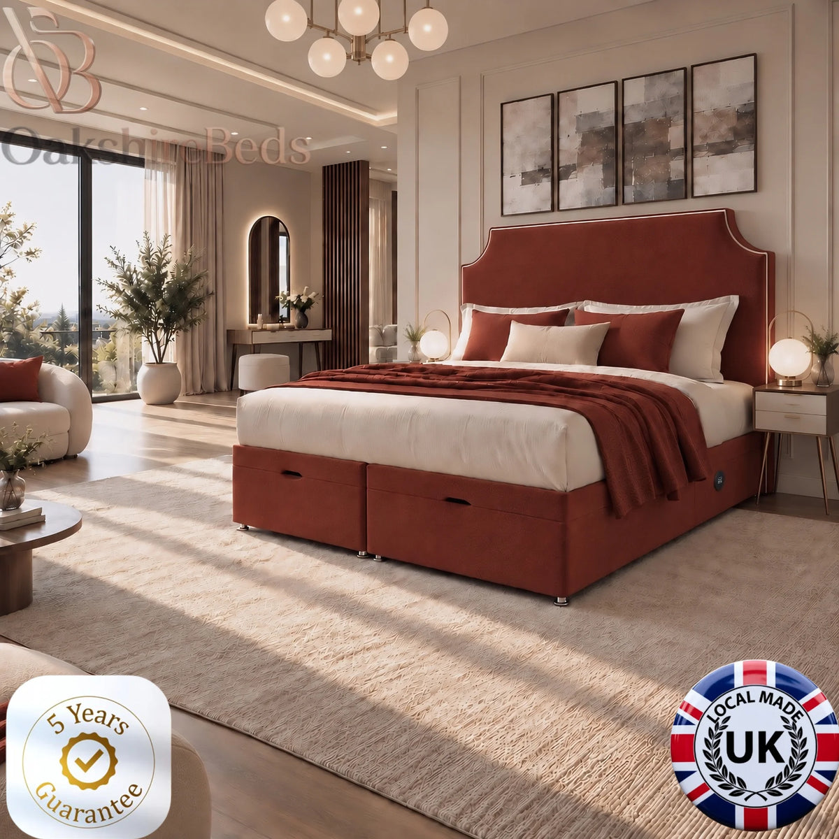 Genny PowerLift Electric Divan Ottoman Bed