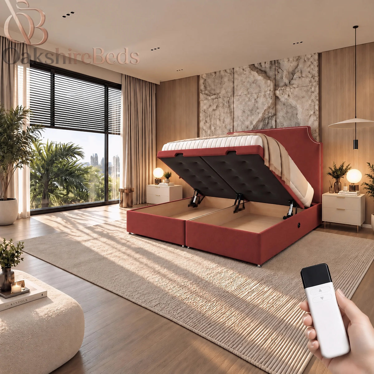 Genny PowerLift Electric Divan Ottoman Bed