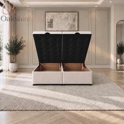 Ellis Solid Divan Gas Lift Bed | Storage Bed | OakshireBeds
