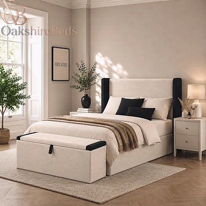 Velmont Blanket Box – Luxury Upholstered Bedroom Storage