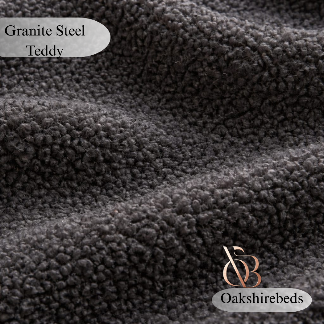 Boucle Teddy Fabric Samples UK | Luxury Upholstery Swatches | OakshireBeds