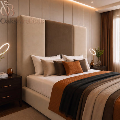 Grove Panel Bed UK | Luxury Upholstered Storage Bed | OakshireBeds