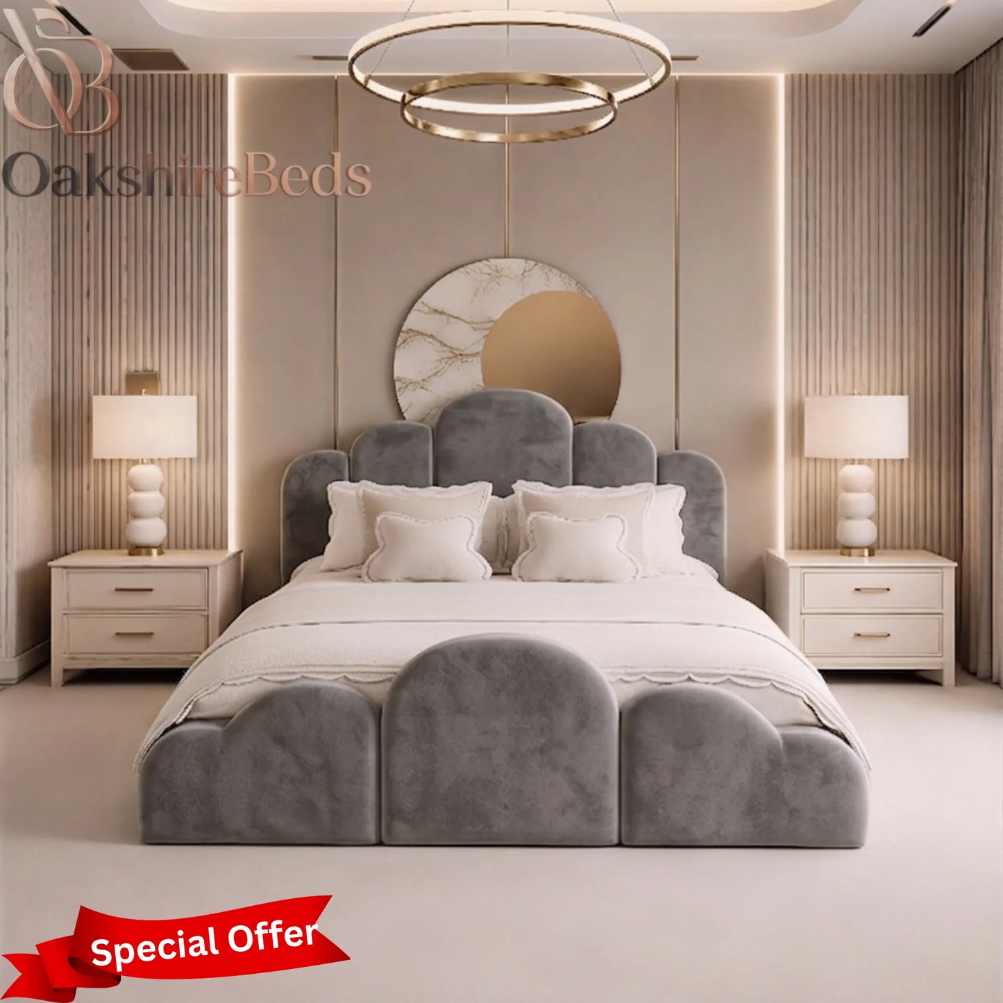 HaloCurveBedUK_LuxuryCurvedUpholsteredBedFrameOakshireBeds