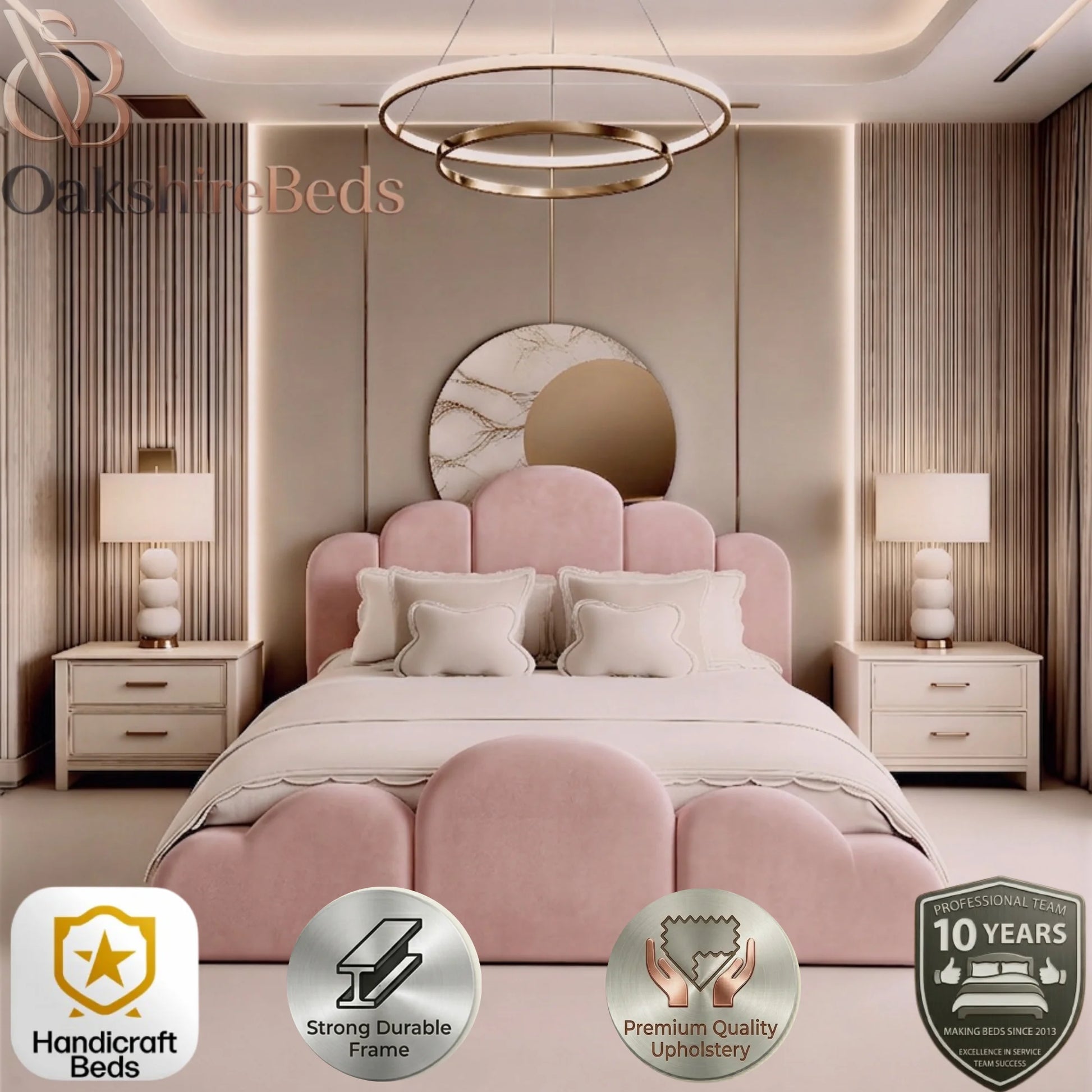 HaloCurveBedUK_LuxuryCurvedUpholsteredBedFrameOakshireBeds