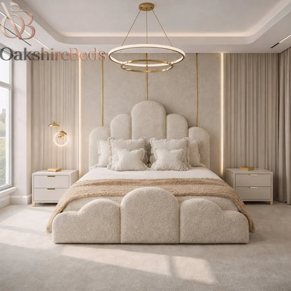 HaloCurveBedUK_LuxuryCurvedUpholsteredBedFrameOakshireBeds
