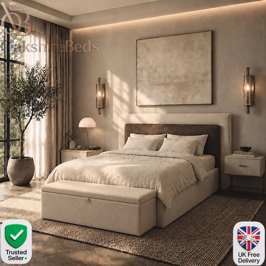 Hazel Wing Bed | Luxury Dual Design Wing Storage Bed UK | OakshireBeds