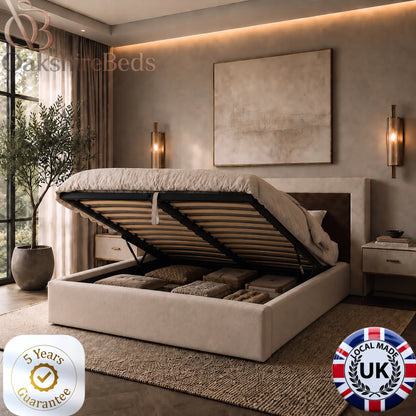 Hazel Wing Bed | Luxury Dual Design Wing Storage Bed UK | OakshireBeds