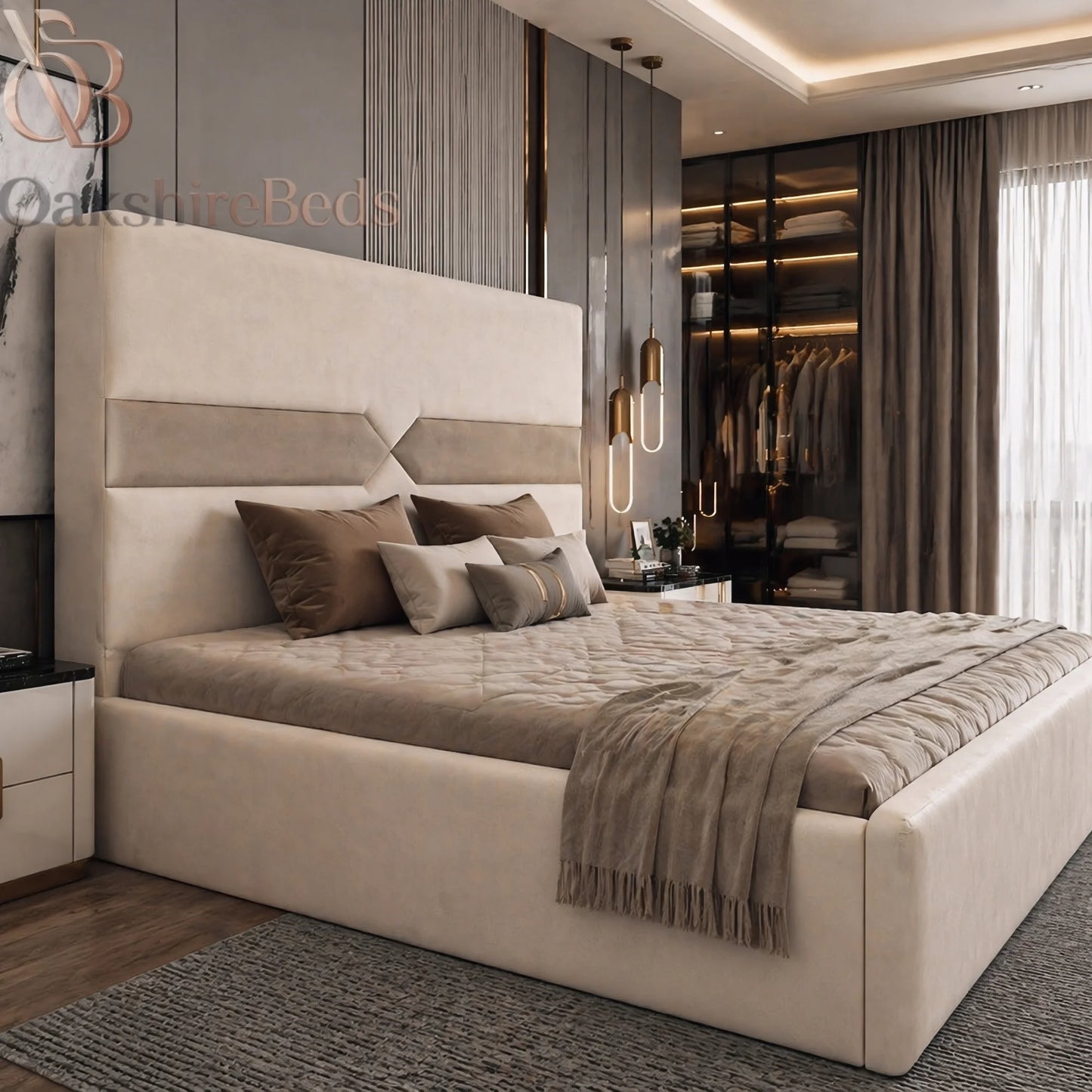 Horizon Bed UK | Luxury Plush Velvet Storage Bed | OakshireBeds