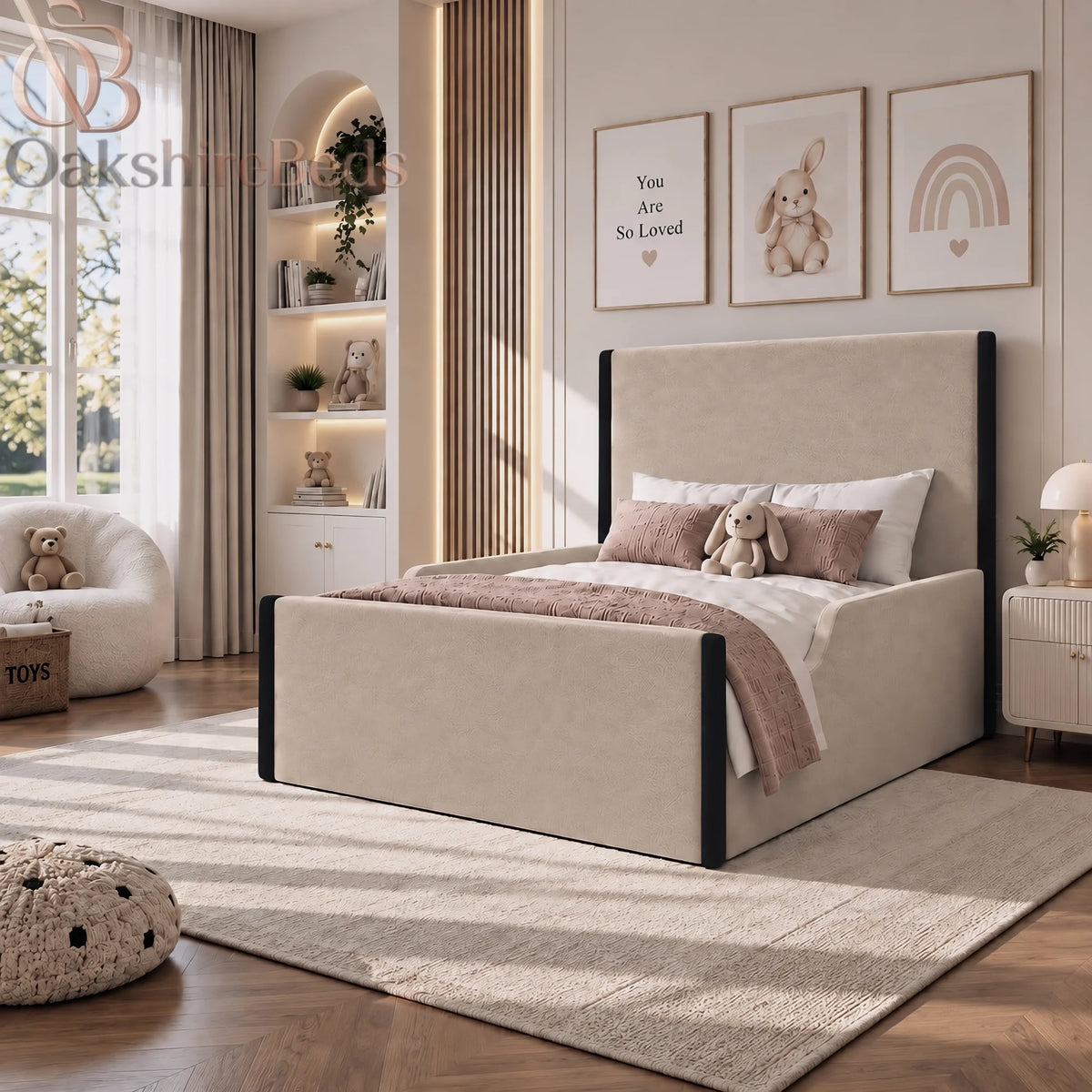 Hugo Kids Bed | Luxury Upholstered Children's Bed UK