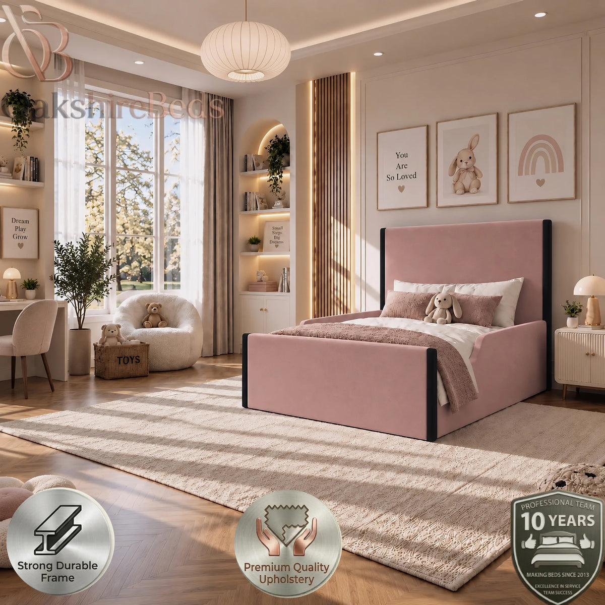 Hugo Kids Bed | Luxury Upholstered Children's Bed UK