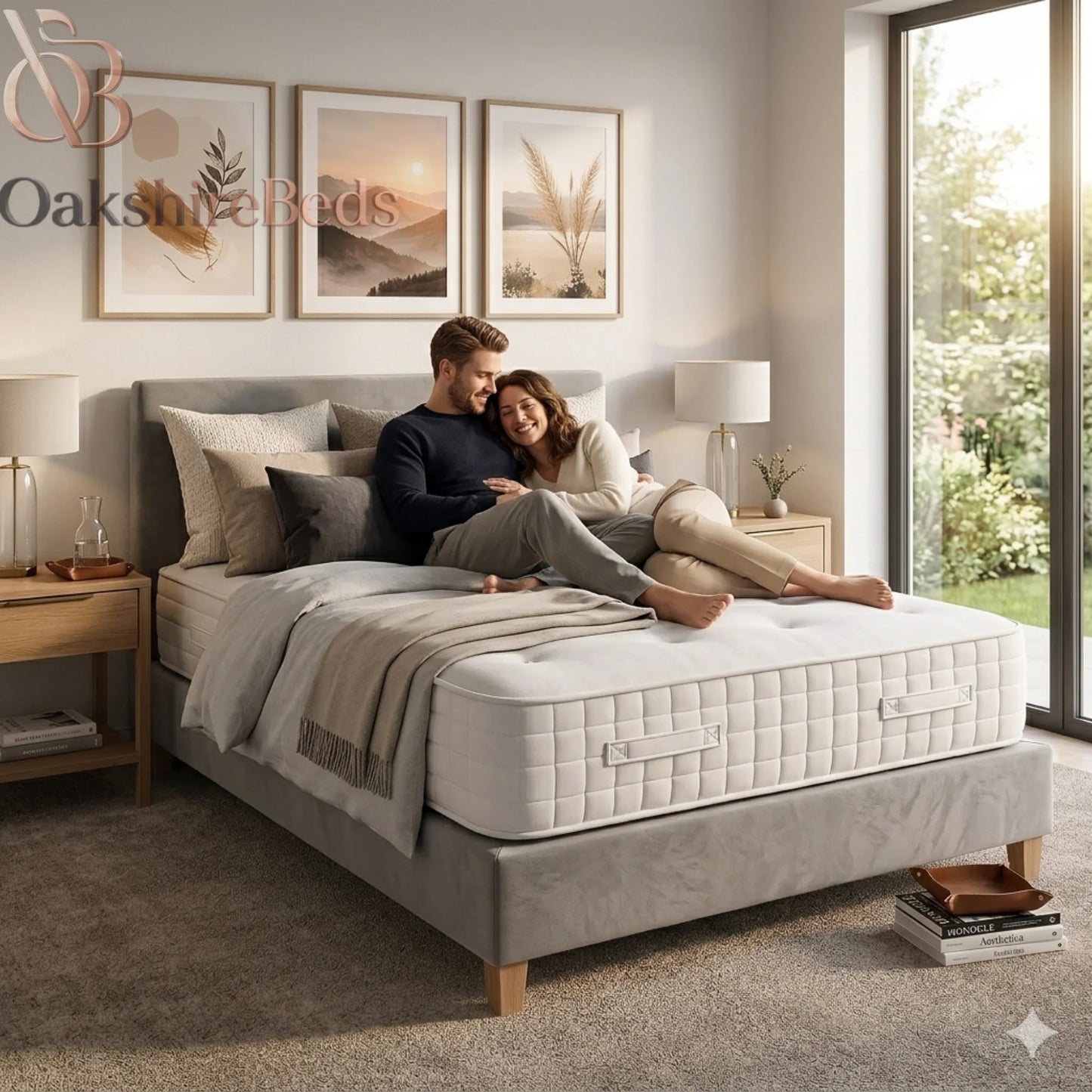 Hybrid Imperial 2000 Pocket Sprung Mattress UK – Viscos Hybrid Support | OakshireBeds