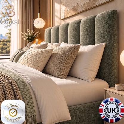 Linso Upholstered Bed | Optional Storage | OakshireBeds