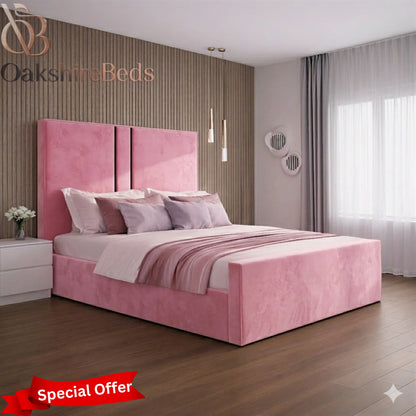 Lior Luxury Upholstered Bed Frame with Storage Options | OakshireBeds UK