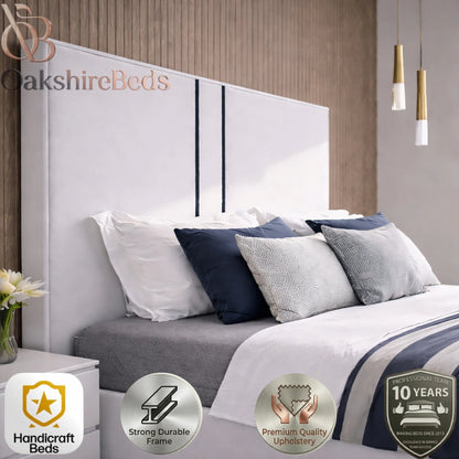 Lior Luxury Upholstered Bed Frame with Storage Options | OakshireBeds UK