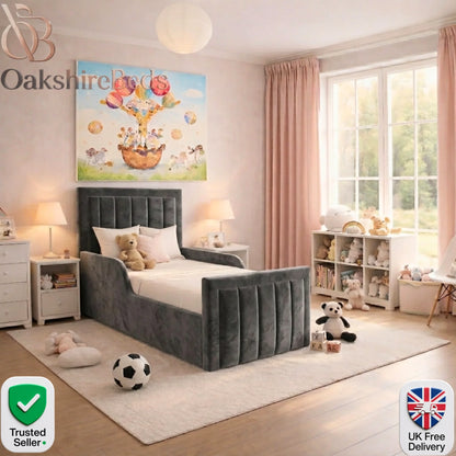 Little Skies Kids Bed UK | OakshireBeds Luxury Upholstered Children’s Bed main hero image.webp