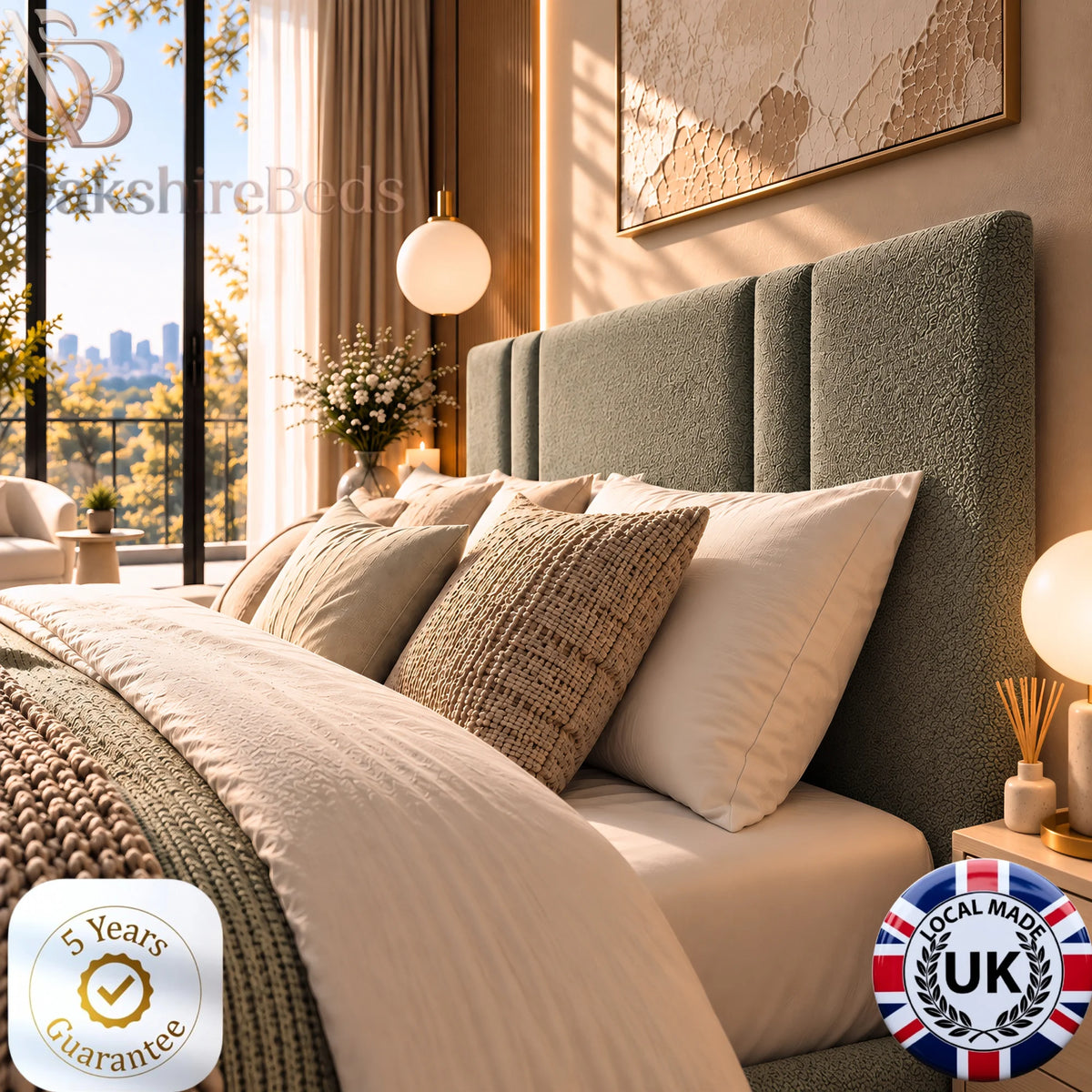 Lova York Storage Bed | Upholstered Bed | OakshireBeds