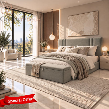 Lova York Storage Bed | Upholstered Bed | OakshireBeds
